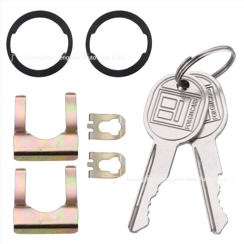 Potrivit pentru cilindru de încuietoare de ușă Chevrolet, 2 chei, cheie cilindru de încuietoare Buick 5070006 DL15802 DL15800