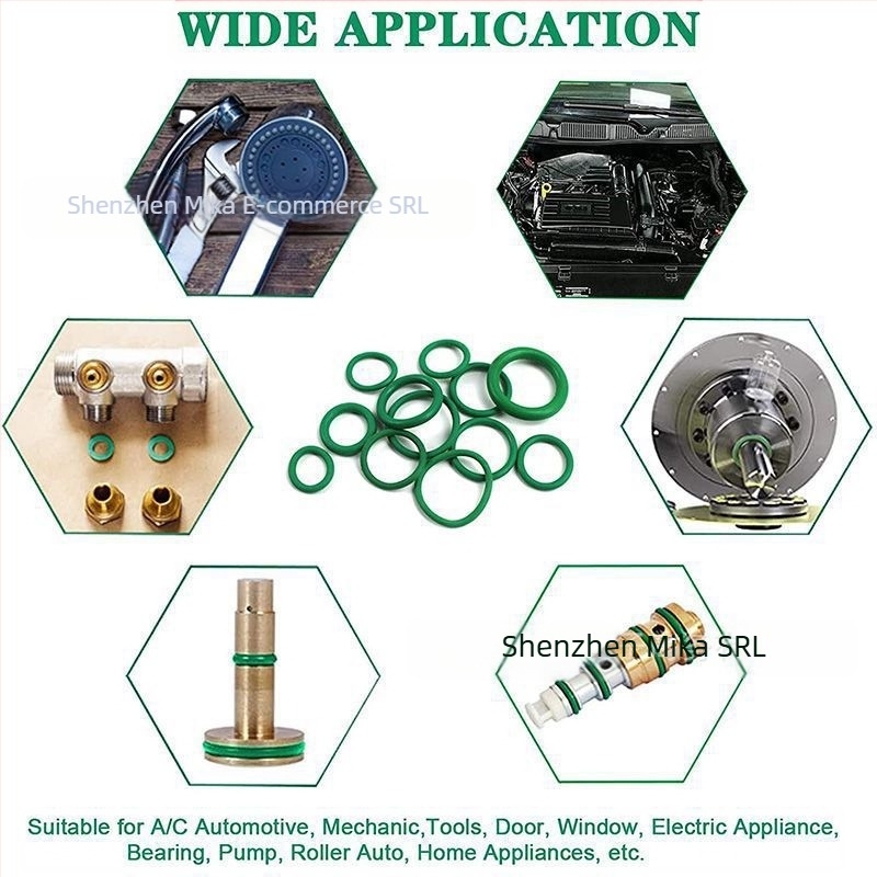 Inel de etanșare verde 530/270PC, inel O, inel de cauciuc Ding Qing, inel de etanșare pentru compresor de aer condiționat auto, rezistență la temperaturi ridicate