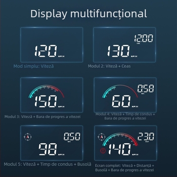 2023 nou M22 afișaj head-up auto HUD GPS vitezometru universal decorare electronică auto Shenzhen