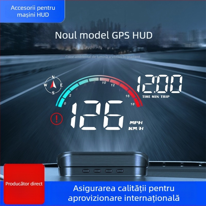 2023 nou M22 afișaj head-up auto HUD GPS vitezometru universal decorare electronică auto Shenzhen