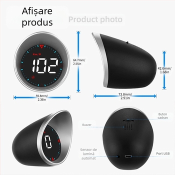 Afișaj GPS auto head-up display HUD, ghid de viteză universal, afișaj portabil HD, producător spot
