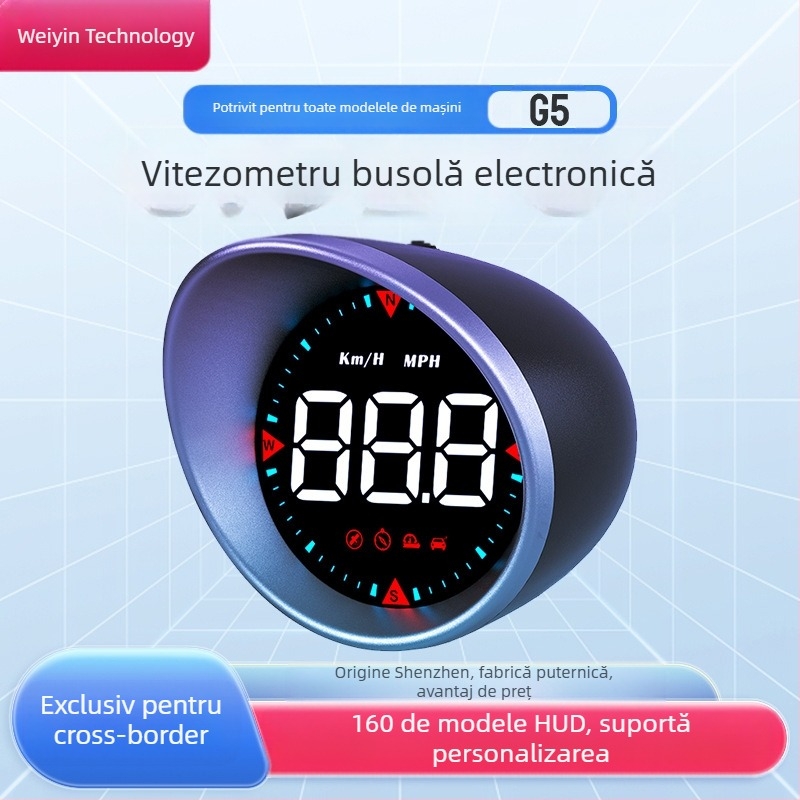 Afișaj GPS auto head-up display HUD, ghid de viteză universal, afișaj portabil HD, producător spot