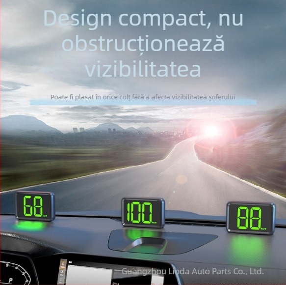 Noul afișaj head-up HUD pentru mașină Y03, tabel universal cu coduri de viteză GPS, HUD exclusiv transfrontalier