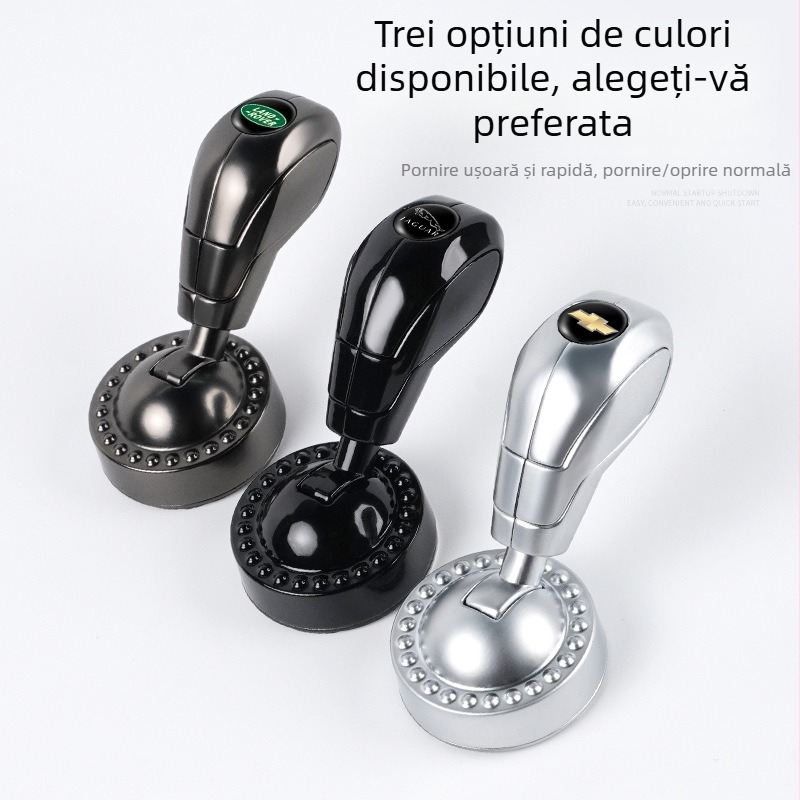 Buton de pornire cu un singur buton pentru mașină nouă transfrontalieră, buton basculant, autocolante decorative, capac de protecție, modificare accesorii auto