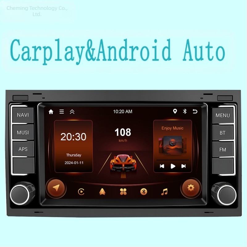 Exclusiv transfrontalier pentru Touareg Metris de 7 inch, control central, navigație auto Android, GPS, cameră de mers înapoi, dispozitiv multifuncțional