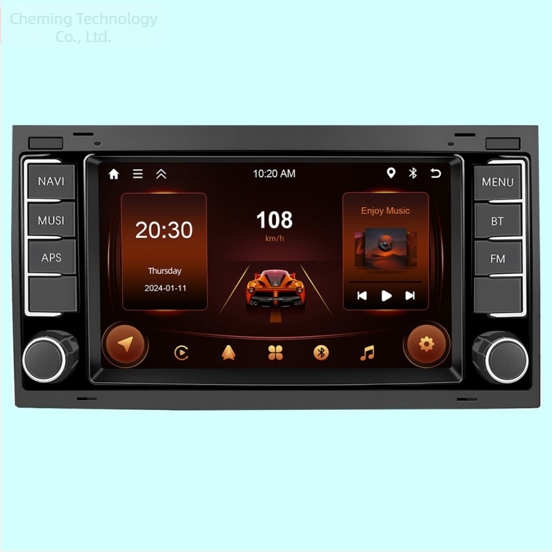 Exclusiv transfrontalier pentru Touareg Metris de 7 inch, control central, navigație auto Android, GPS, cameră de mers înapoi, dispozitiv multifuncțional