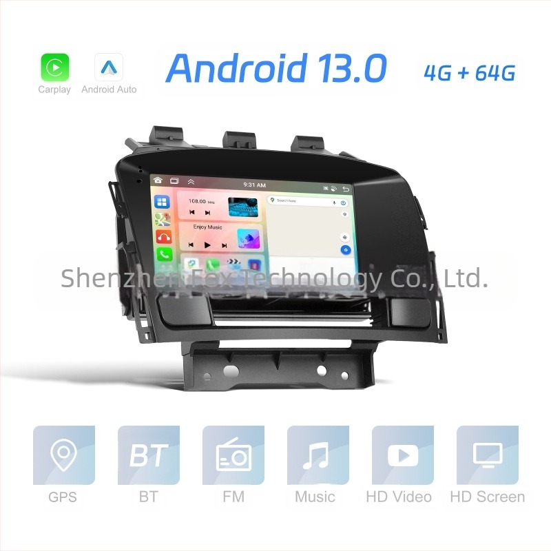 Compatibil cu Buick Yinglang/Opel Astra J(4 64) ecran mare pentru mers înapoi, sistem integrat de control centralizat Carplay pentru mașină