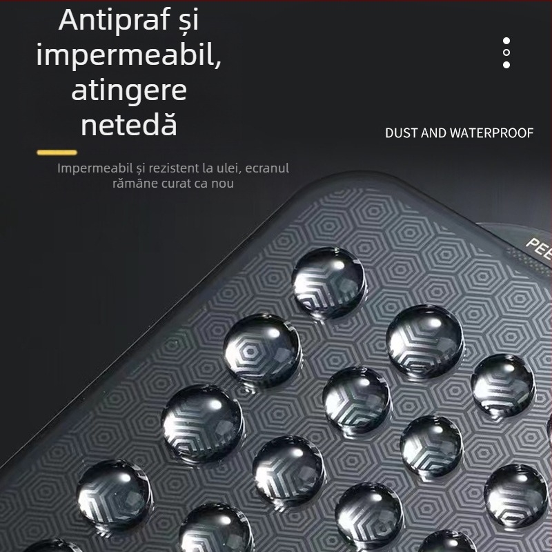 Folie de protecție din aluminiu cu arc mare pentru Apple 16pro, neporoasă, rezistentă la praf, 13pro, anti-presare, margine 14 King Kong, folie de telefon mobilă