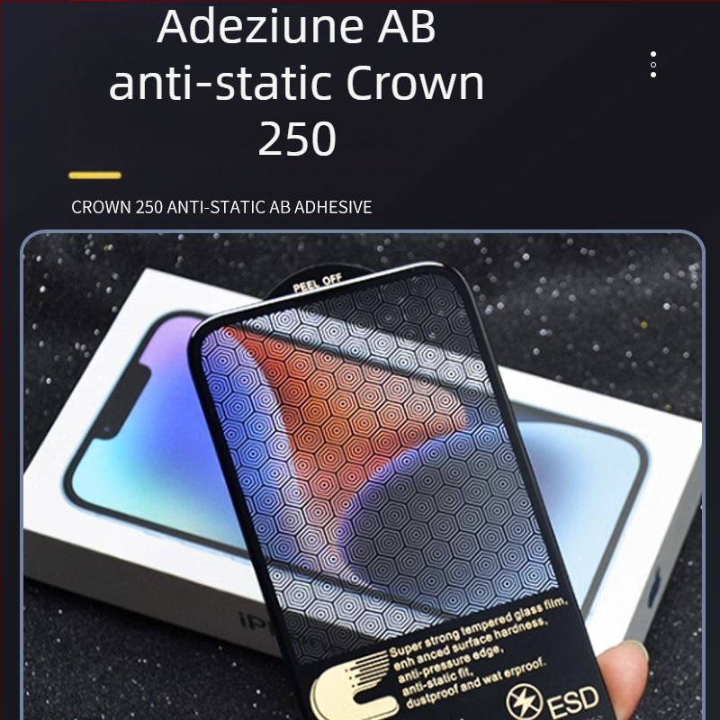 Folie de protecție din aluminiu cu arc mare pentru Apple 16pro, neporoasă, rezistentă la praf, 13pro, anti-presare, margine 14 King Kong, folie de telefon mobilă