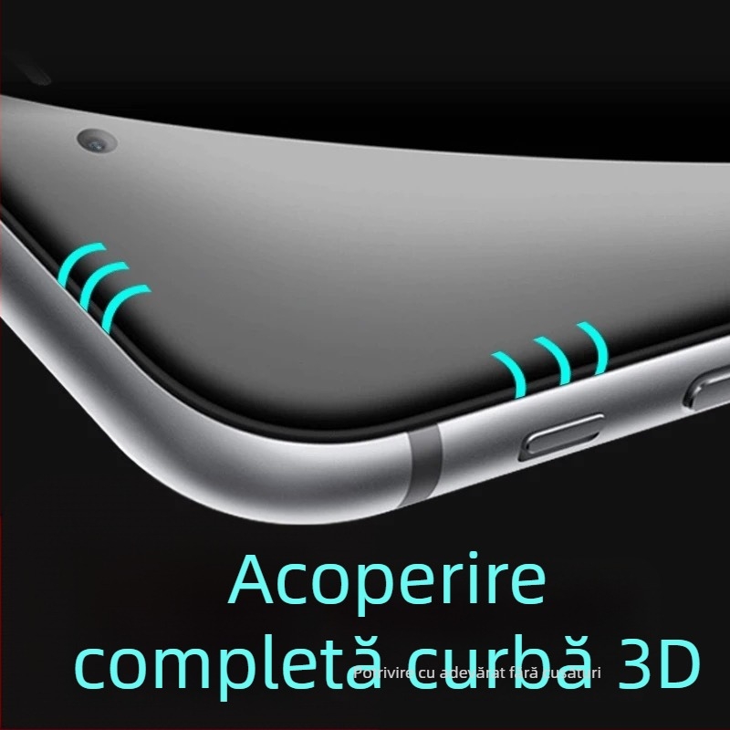 Potrivit pentru iPhone 13, folie securizată 3D, ecran complet, compatibilitate completă, autocolant de protecție pentru telefonul mobil Apple 12ProMax/13Pro