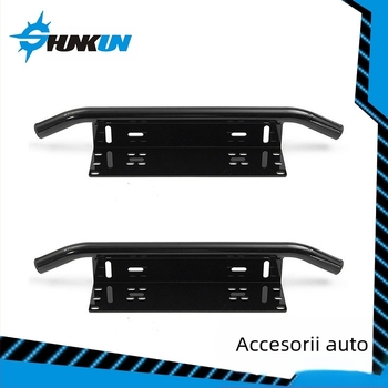 Spot auto vehicul off-road bara de protecție față suport pentru plăcuță de înmatriculare din aliaj de aluminiu impermeabil spotlight cadru pentru plăcuță de înmatriculare