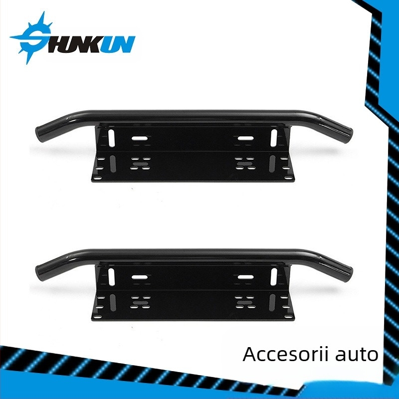 Spot auto vehicul off-road bara de protecție față suport pentru plăcuță de înmatriculare din aliaj de aluminiu impermeabil spotlight cadru pentru plăcuță de înmatriculare