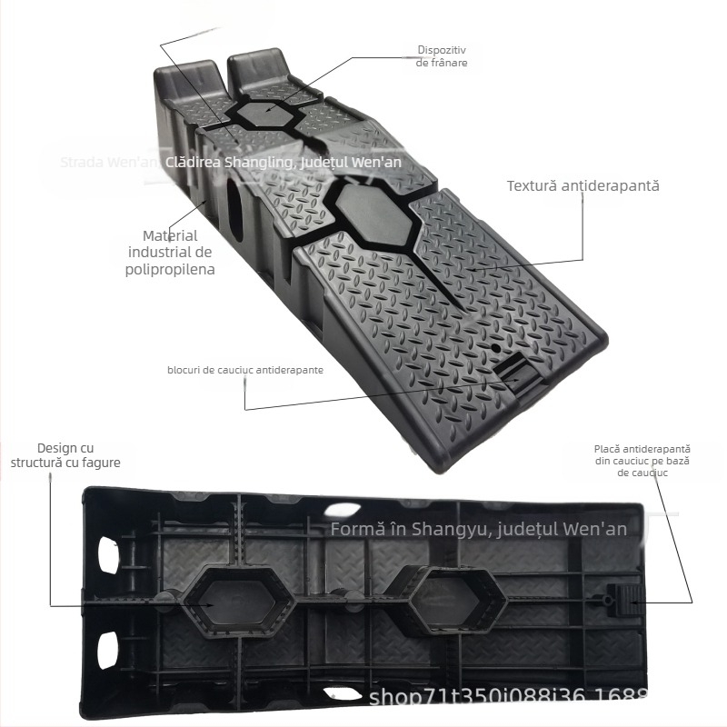 Suport de întreținere auto, scule de reparații auto din plastic antiderapant, rampă de întreținere, scară, rampă de schimb ulei