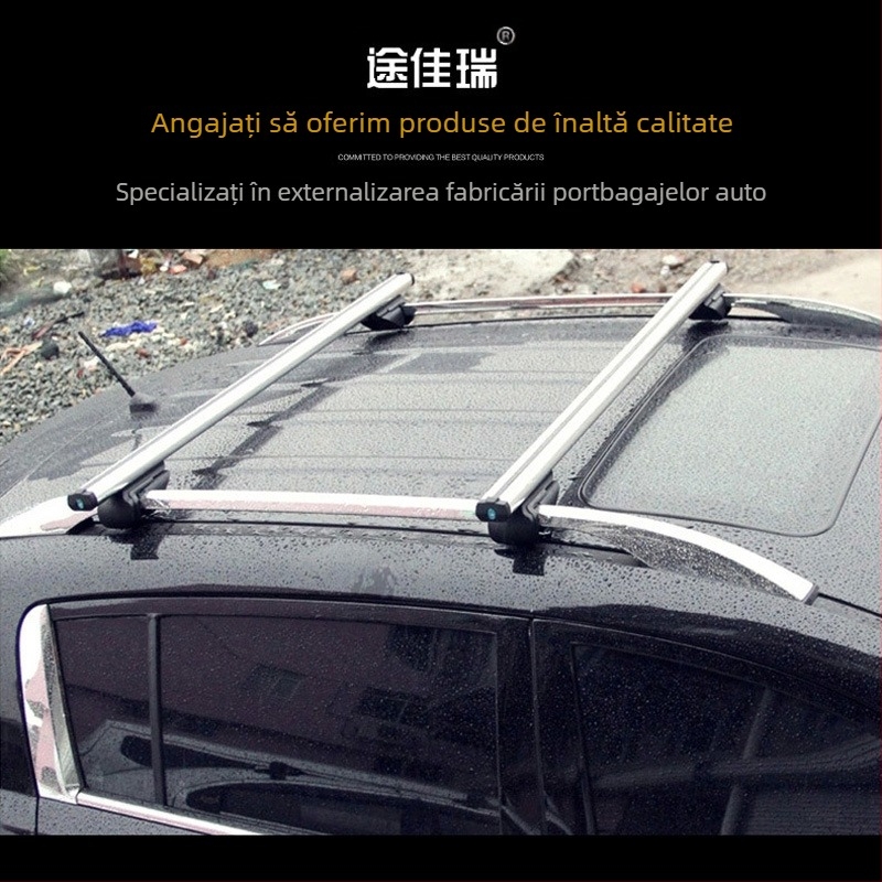 Suv plafon portbagaj neutru auto portbagaj bagaje cutie transversală aliaj de aluminiu cu blocare