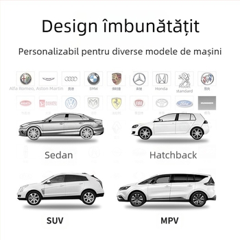 Husă auto din material elastic personalizată de la producător, husă auto elastică pe patru laturi, husă auto antipraf 4S pentru expoziții auto de înaltă calitate