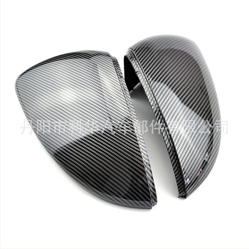 Compatibil cu Volkswagen Golf 7 high 7 MK7 /GTD, oglindă Lingdu cu granulație de carbon, carcasă de oglindă cu transfer de apă din fibră de carbon