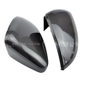 Compatibil cu Volkswagen Golf 7 high 7 MK7 /GTD, oglindă Lingdu cu granulație de carbon, carcasă de oglindă cu transfer de apă din fibră de carbon