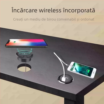 Încărcător wireless USB cu capac înșurubabil încorporat, exclusiv pentru casă inteligentă, 5W/10W/15W, opțional
