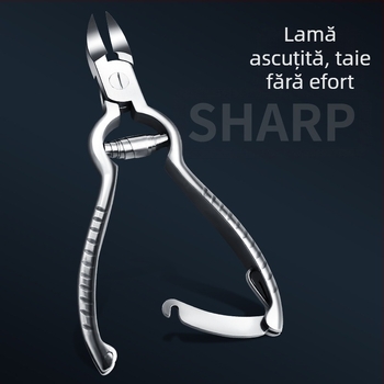Clește de dovleac din oțel inoxidabil, clește pentru piele moartă, foarfece pentru șanțuri de unghii cu olecranon, clește de unghii, instrumente de înfrumusețare și unghii dure, unghii încarnate, clește de dovleac mare