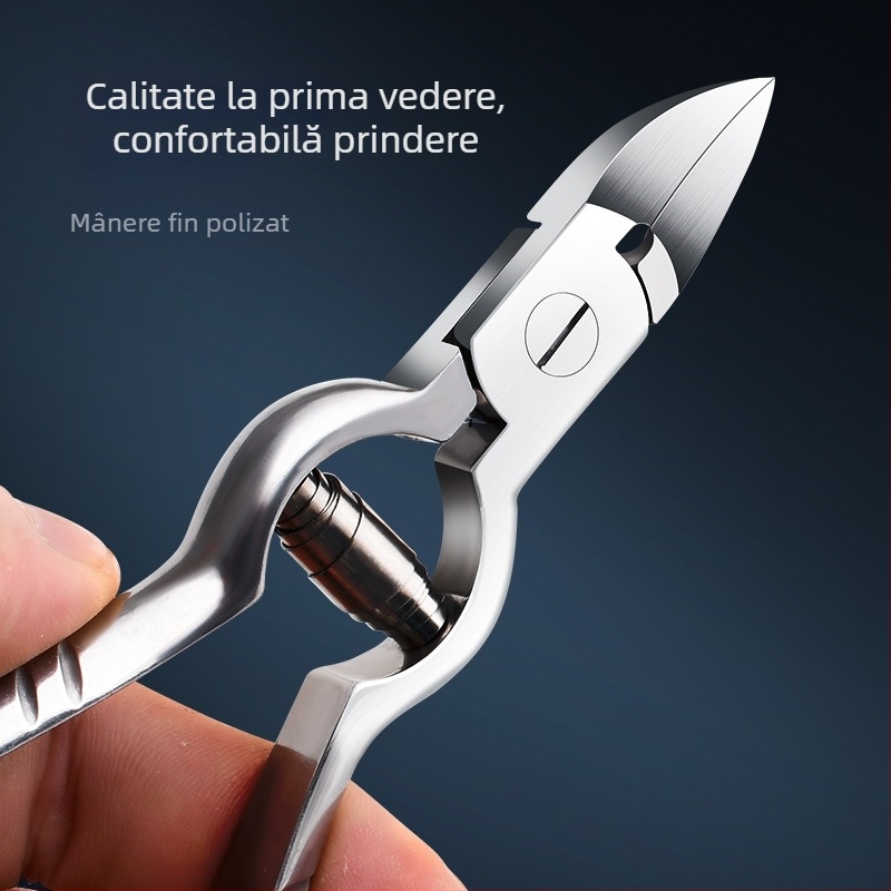 Clește de dovleac din oțel inoxidabil, clește pentru piele moartă, foarfece pentru șanțuri de unghii cu olecranon, clește de unghii, instrumente de înfrumusețare și unghii dure, unghii încarnate, clește de dovleac mare