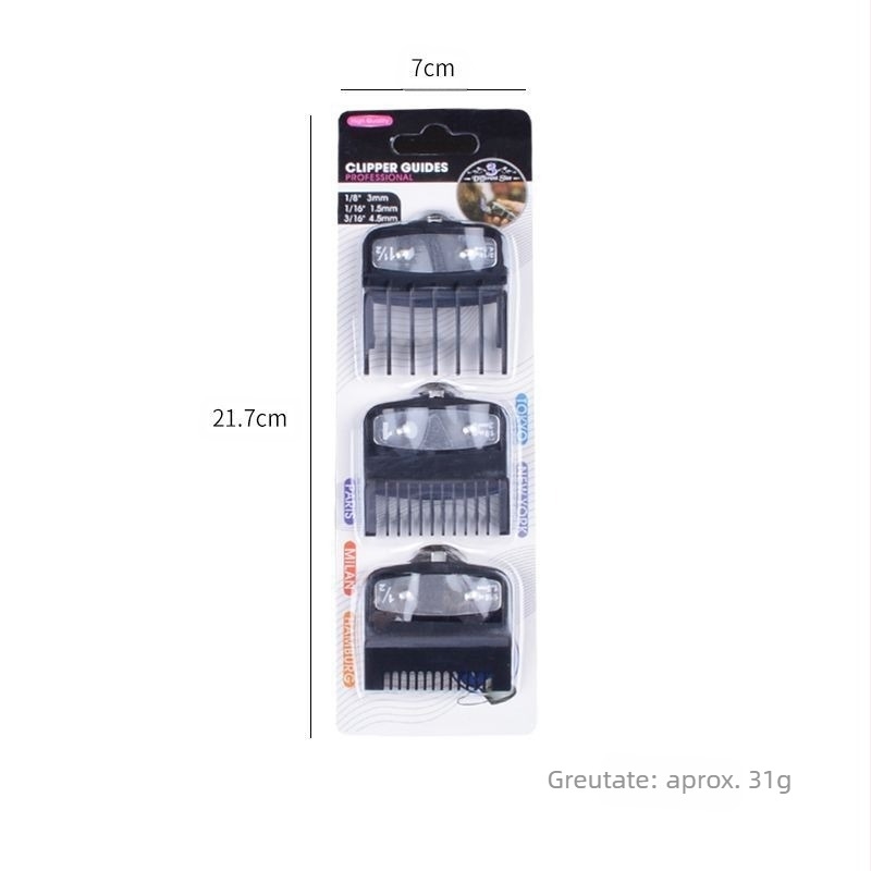 Black Limit Comb Set Electric Clipper Pieptene Hair Salon Frizerie Instrumente de Coafură Poziționare Pieptene Coafură Consumabile