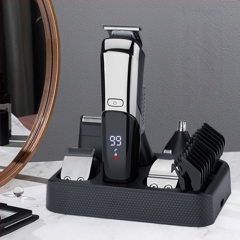 Kemei Lk-900 Noua mașină de tuns cu afișaj digital de înaltă definiție, set de tuns pentru salon de coafură, tuns electric puternic pentru sculptură