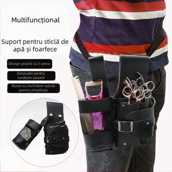 Foarfece de coafură geantă de talie foarfece multifuncționale kit de foarfece pentru stilistul de păr fierbător de tuns electric geantă de umăr geantă de foarfece pentru artiști pentru animale de companie geantă de foarfece