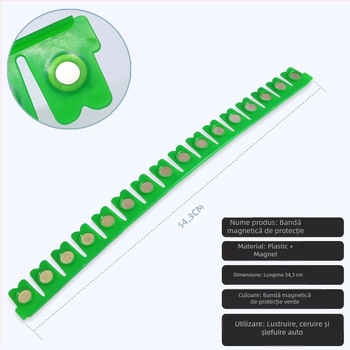 Vopsire tablă auto bandă magnetică antiuzură protecție suprafață vopsea șlefuire protecție chit moară uscată bandă de protecție șlefuire