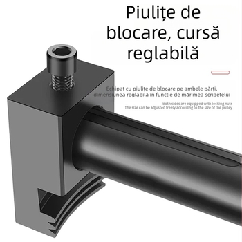 Instrument special pentru extragerea discului fuliei arborelui cotit, pentru îndepărtarea rotorului ventilatorului volanului, pentru extragerea rulmentului motorului