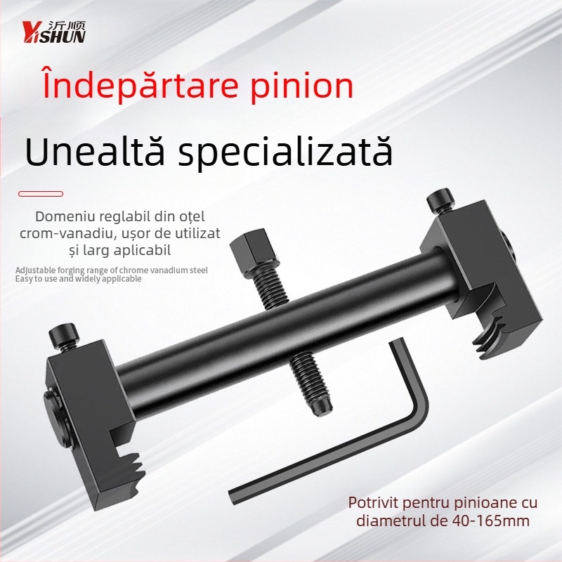 Instrument special pentru extragerea discului fuliei arborelui cotit, pentru îndepărtarea rotorului ventilatorului volanului, pentru extragerea rulmentului motorului