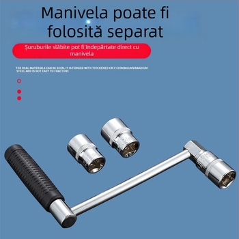 Cheie auto care economisește forța de muncă, demontarea anvelopelor, cheie tubulară care crește forța, instrumente de demontare și reparare a șuruburilor auto, durabile și puternice