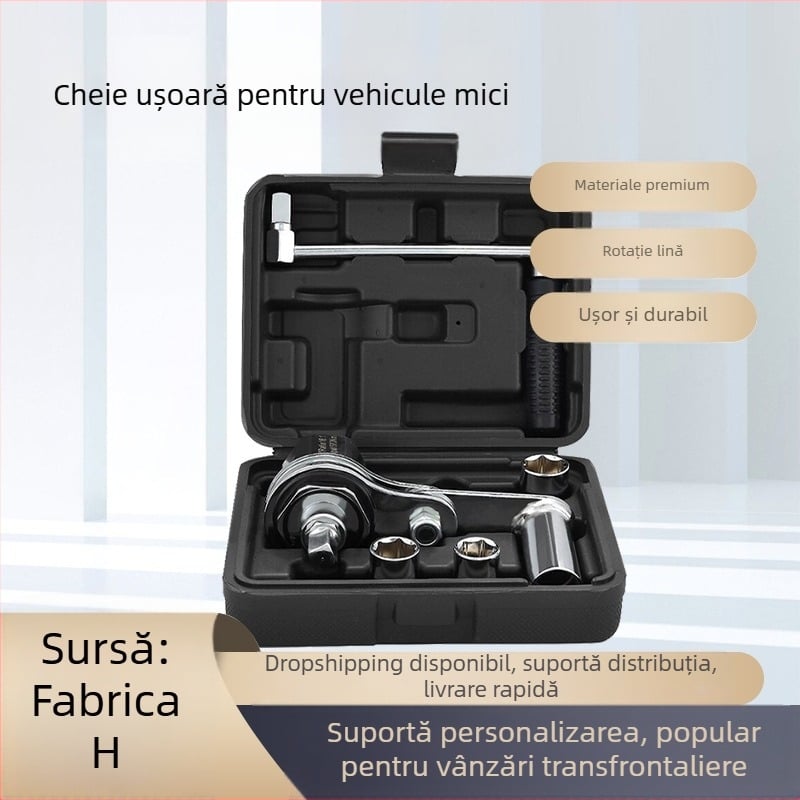 Cheie auto care economisește forța de muncă, demontarea anvelopelor, cheie tubulară care crește forța, instrumente de demontare și reparare a șuruburilor auto, durabile și puternice