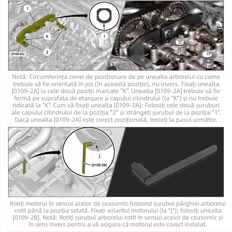 Sculă de distribuție pentru arbore de echilibrare, logo Peugeot 2 008 408 308S Citroen C3C4 1.2T