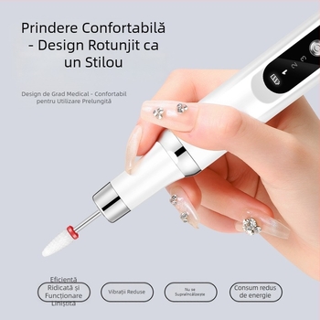 Șlefuitor electric pentru unghii, mini unghii portabil, test scris, râșniță de unghii cu încărcare, instrument de râșniță de unghii en-gros din fabrică