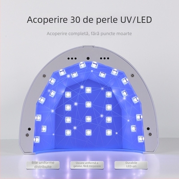 Lampă de unghii cu LED Gaoy Goya, aparat de fototerapie, instrument de ojă de uz casnic, lampă de copt cu uscare rapidă de mare putere în 5 secunde, profesională