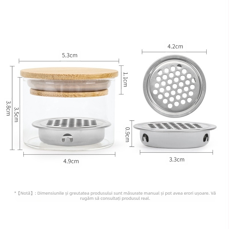 Stilou de spălare a unghiilor îngroșat, ceașcă de cristal, filtru din oțel inoxidabil, cupă de fototerapie, perie de curățare, instrument de curățare en-gros