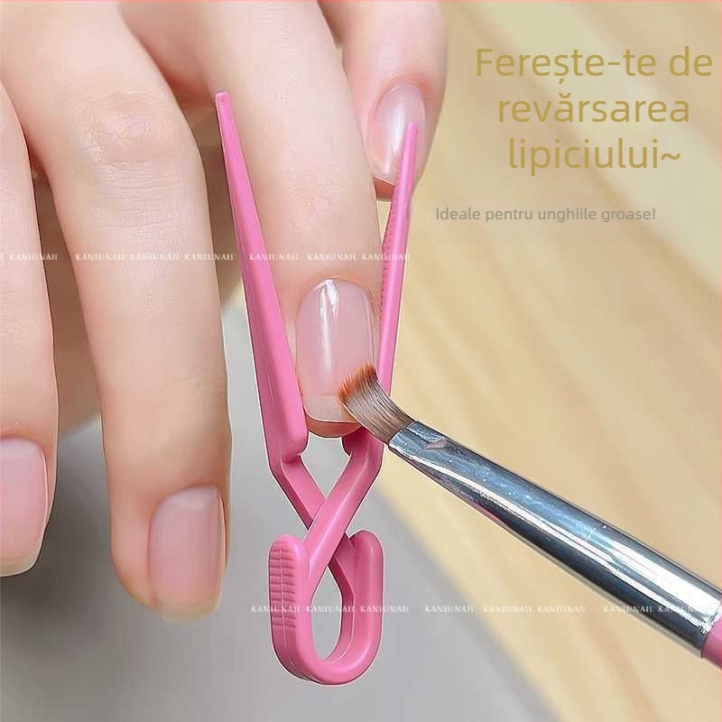 Stai departe de instrumentul de revărsare a lipiciului, permițându-vă să cunoașteți artefactul fototerapiei, clemă de modelare a unghiilor, instrument auxiliar de clemă de modelare a unghiilor anti-revărsare