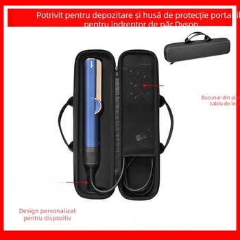 Potrivit pentru placa de îndreptat părul Dyson (DYSON) Airstrait HT01, geantă de protecție pentru ațe pentru păr drept, geantă de depozitare