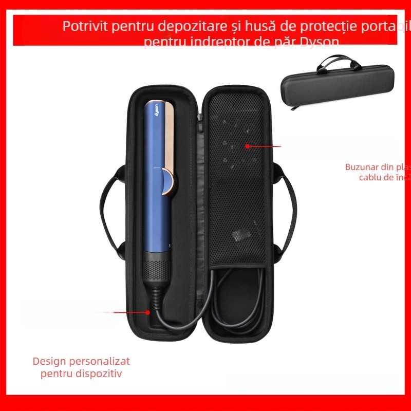 Potrivit pentru placa de îndreptat părul Dyson (DYSON) Airstrait HT01, geantă de protecție pentru ațe pentru păr drept, geantă de depozitare