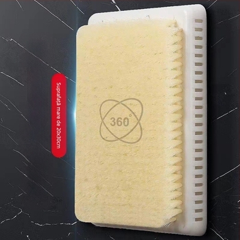 Perie de spate supradimensionată cu artefact de frecare, perie de baie cu frecare leneșă, masaj pentru spate, nu cereți oameni, ventuză de perete pentru baie