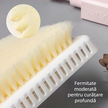 Perie de spate supradimensionată cu artefact de frecare, perie de baie cu frecare leneșă, masaj pentru spate, nu cereți oameni, ventuză de perete pentru baie