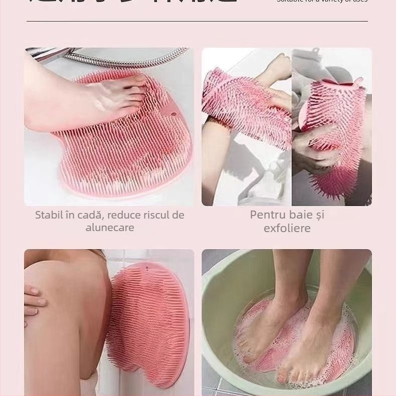Spălarea picioarelor, frecarea picioarelor, artefact, perie leneșă pentru picioare, masaj pentru picioare, covoraș de baie de uz casnic, frecare pentru picioare, covoraș antiderapant pentru spălarea picioarelor cu ventuză