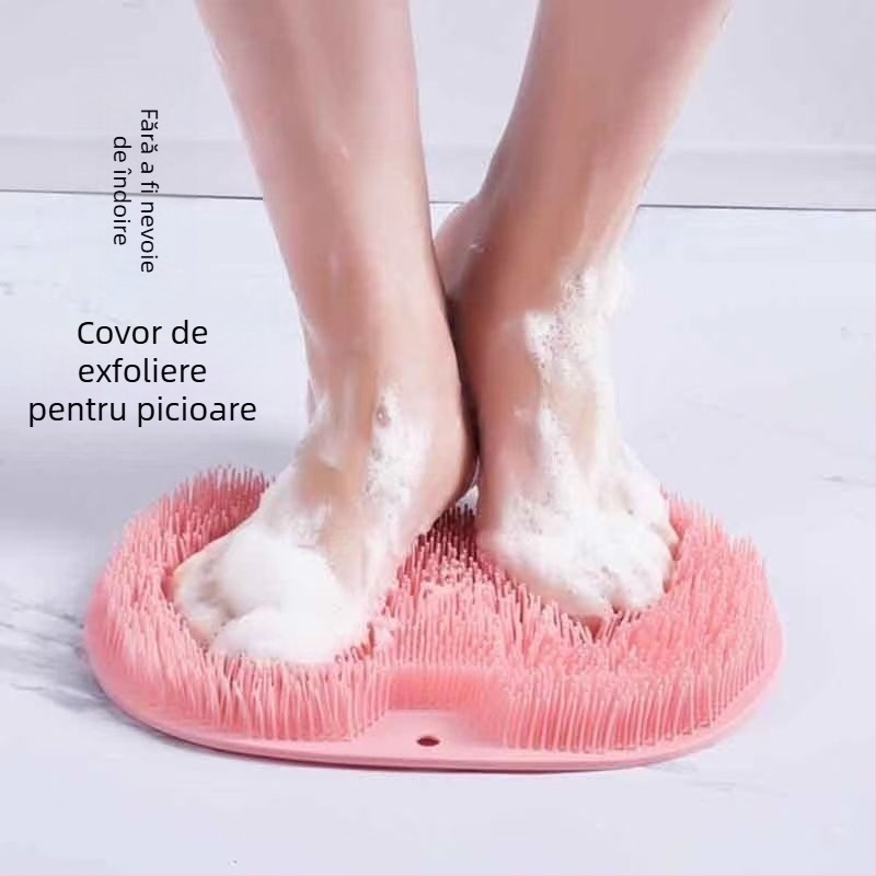 Spălarea picioarelor, frecarea picioarelor, artefact, perie leneșă pentru picioare, masaj pentru picioare, covoraș de baie de uz casnic, frecare pentru picioare, covoraș antiderapant pentru spălarea picioarelor cu ventuză