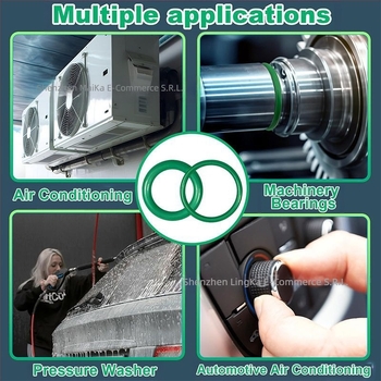 595Pcs O-Type inel de cauciuc Dingqing inel de cauciuc auto aer condiționat compresor inel de cauciuc O-ring inel de etanșare în cutie