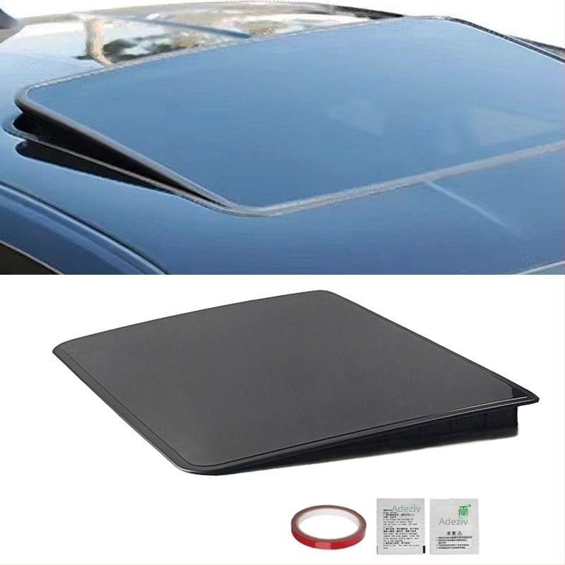 Mașină neagră simulată trapa sunroof auto universal fals trapa sunroof umbrelă trapa sunroof auto durabil modificat pastă decorativă