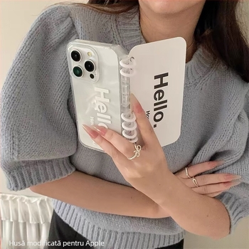 Carcasă de telefon mobil Apple XR până la 15Pro, tip carte, neagră, engleză, XR până la 13Pro, ediție Ultimate