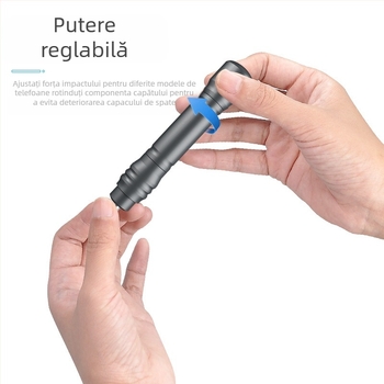 Demontarea carcasei spate a stiloului auriu, stilou de sablare, artefact de ecran cu lovitură de sablare pentru telefonul mobil, pentru capacul din sticlă al camerei Apple