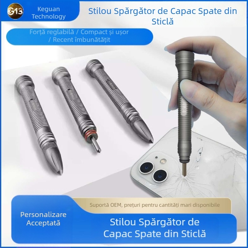 Stiloul de sablare Keguan este potrivit pentru instrumentele de reparare a ramei de îndepărtare a capacului din spate al telefonului mobil Apple, artefacte sparte.