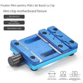 Dispozitiv de reparare MINI, dispozitiv de îndepărtare a adezivului pentru placa de bază a telefonului mobil, platformă de poziționare a cipurilor la temperatură înaltă cu un singur rulment