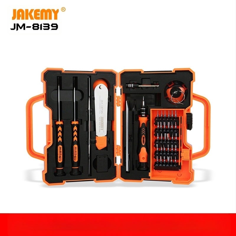 Șurubelniță combinată multifuncțională cu 47 de piese, potrivită pentru dezasamblarea telefonului mobil, tabletei și PC-ului, instrument de reparare JM-8139